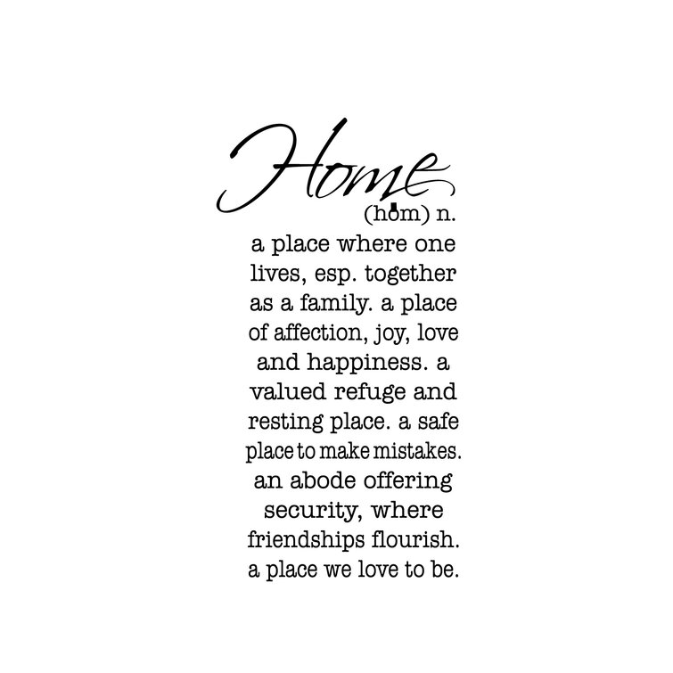 FiresideHome Home: Noun Wall Decal - Wayfair Canada